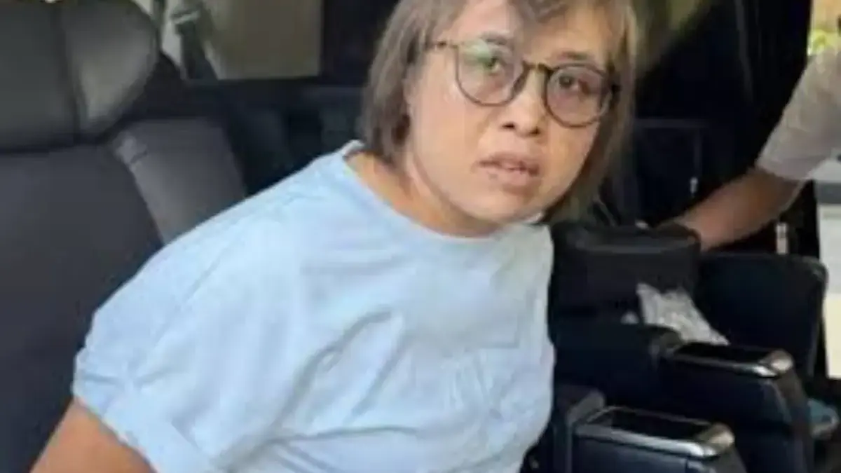 dewi astutik jadi tersangka narkoba. foto: tangkapan layar depan radarindramayu.id