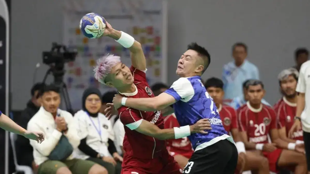 Tim Bola Tangan Putra Indonesia Catat Sejarah: Raih Medali Perunggu Pertama di SEA Games 2025! Atlet bola tangan Indonesia tampil di semifinal SEA Games 2025