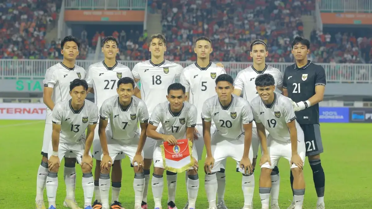 Timnas Indonesia U-22 Rafael Struick Menyerah 0-1 dari Filipina hasil indonesia vs filipina. FOTO: tangkapan layar- radarcirebon.tv