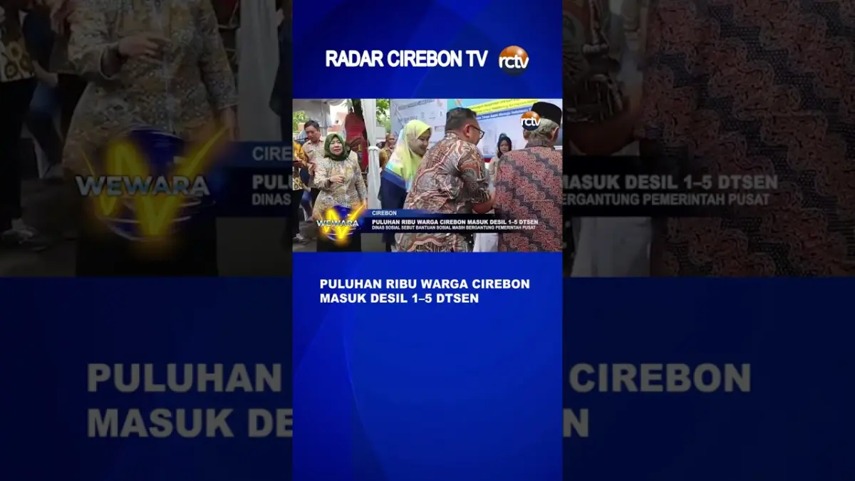 Puluhan Ribu Warga Cirebon Masuk Desil 1–5 DTSEN