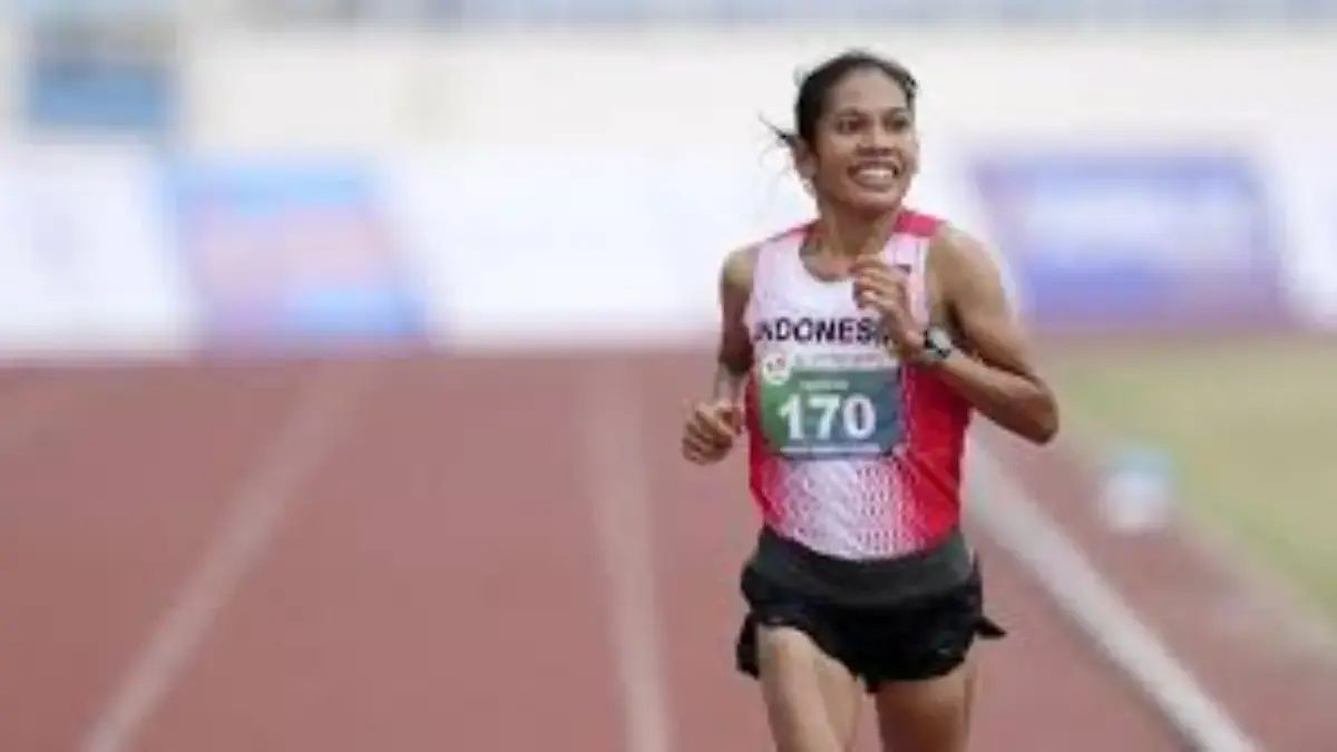 Profil Odekta Elvina Cetak Sejarah Sumbang Emas Cabor Atletik Maraton Putri SEA Games 2025 odekta naihabo cetak emas cabor atletik
