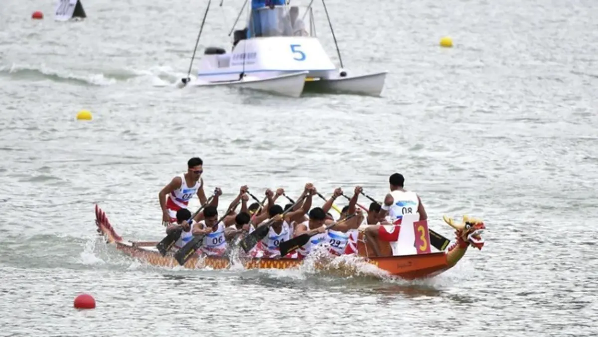 Perahu Naga Sumbang Emas untuk Indonesia di SEA Games 2025, Tim Putri Raih Perak Atlet perahu naga Indonesia di SEA Games 2025