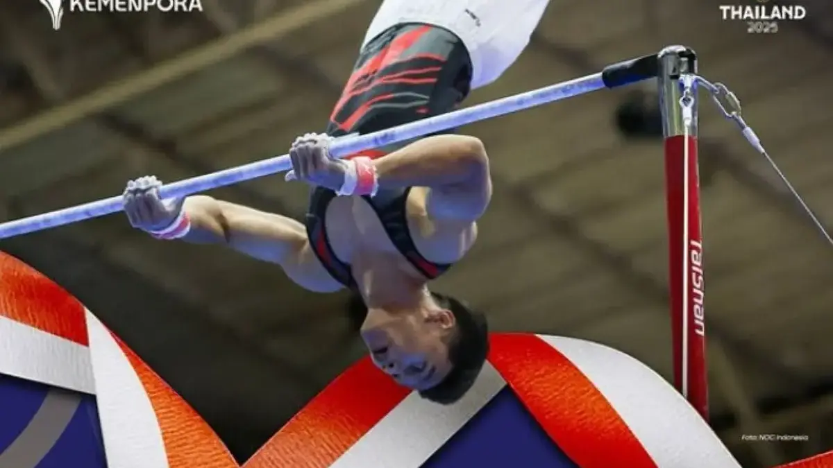 Prestasi Luar Biasa! Lampaui Target, Tim Senam Indonesia Raih Empat Medali di SEA Games 2025 Thailand Atlet senam Indonesia berhasil meraih empat medali di SEA Games 2025, Thailand.
