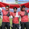 Tim panahan Indonesia meraih medali emas di SEA Games 2025 Thailand