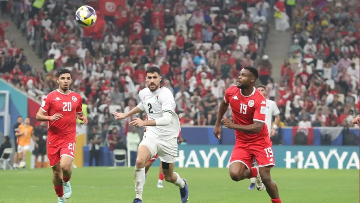 hasil palestina vs tunisia skor 2-2. foto:sisi media/tangkapan layar depan radarcirebon.tv