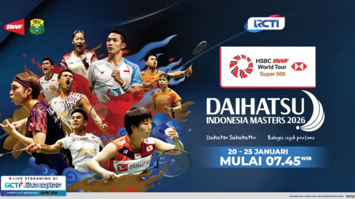 Indonesia Masters 2026 Tayang di TV Mana? Simak Jadwal dan Info Hak Siar di Sini! Badminton Indonesia Masters 2026