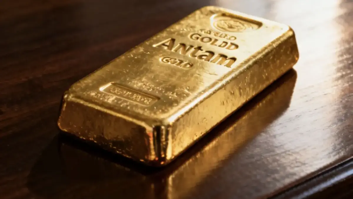 Emas Antam Turun Hari Ini
