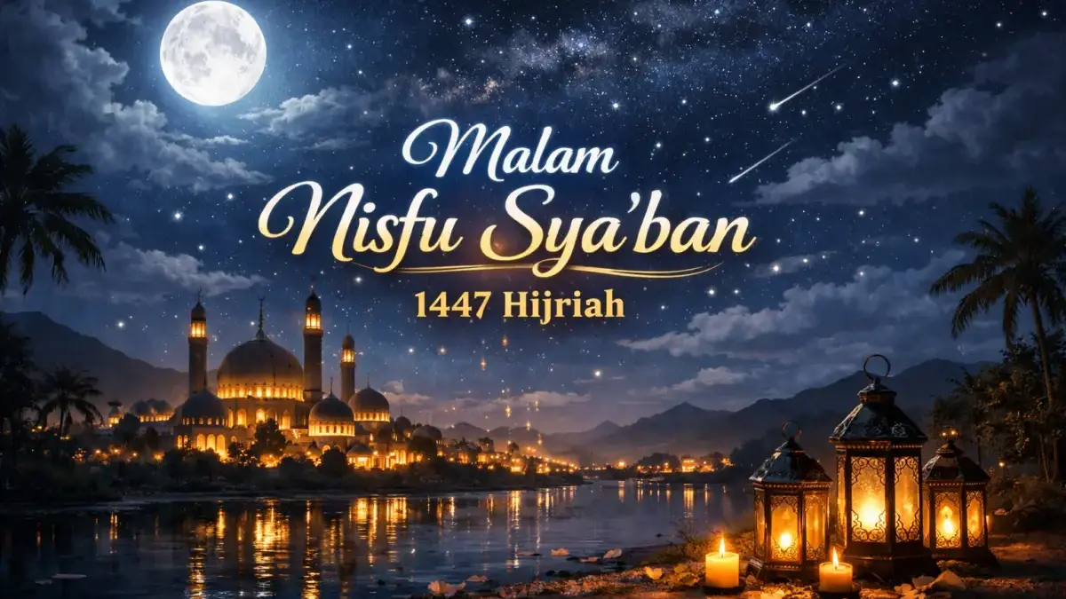 Jadwal lengkap bulan nisfu sya\'ban 1447 H / 2026 M