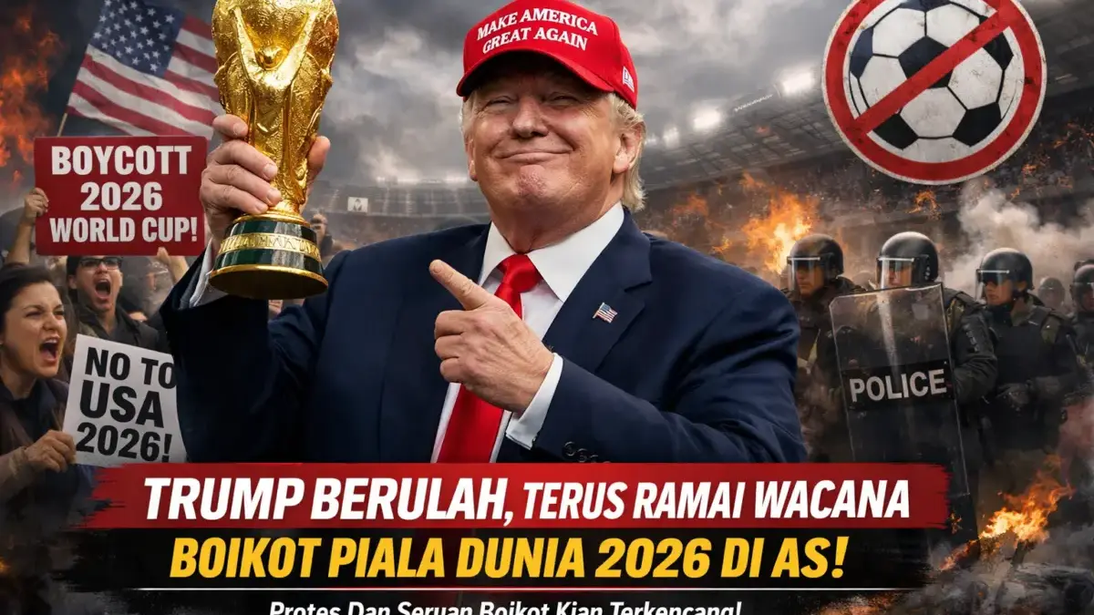 Aksi Donald Trump Bikin Resah, Ramai Wacana Boikot Piala Dunia 2026 di AS! Terus Ramai Wacana Boikot Piala Dunia 2026 di AS!