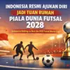 Indonesia Resmi Ajukan Diri Jadi Tuan Rumah Piala Dunia Futsal 2028
