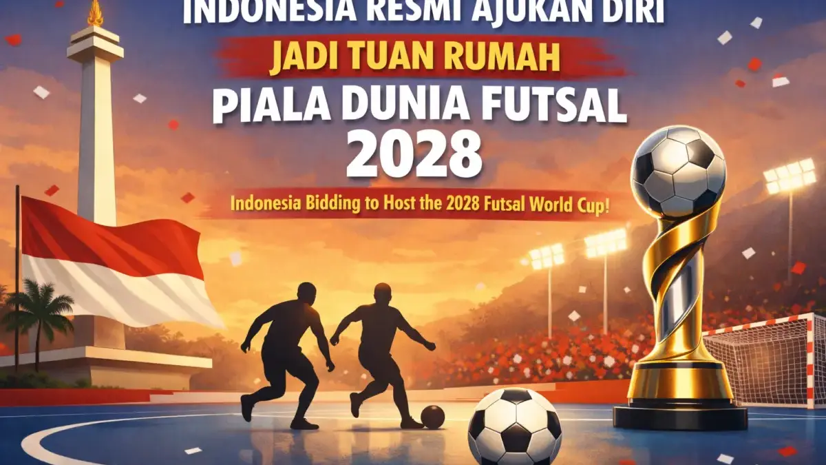 Indonesia Resmi Ajukan Diri Jadi Tuan Rumah Piala Dunia Futsal 2028