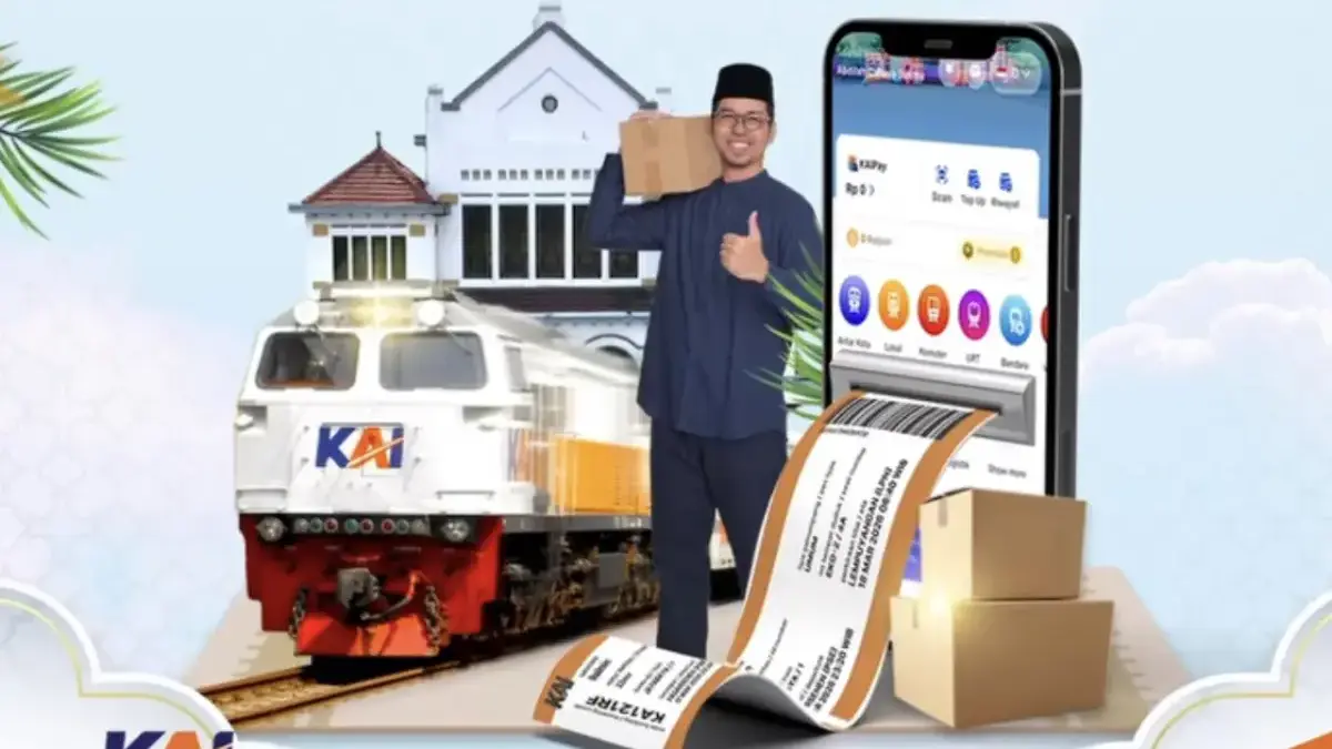 Tiket kereta api mudik Lebaran 2026