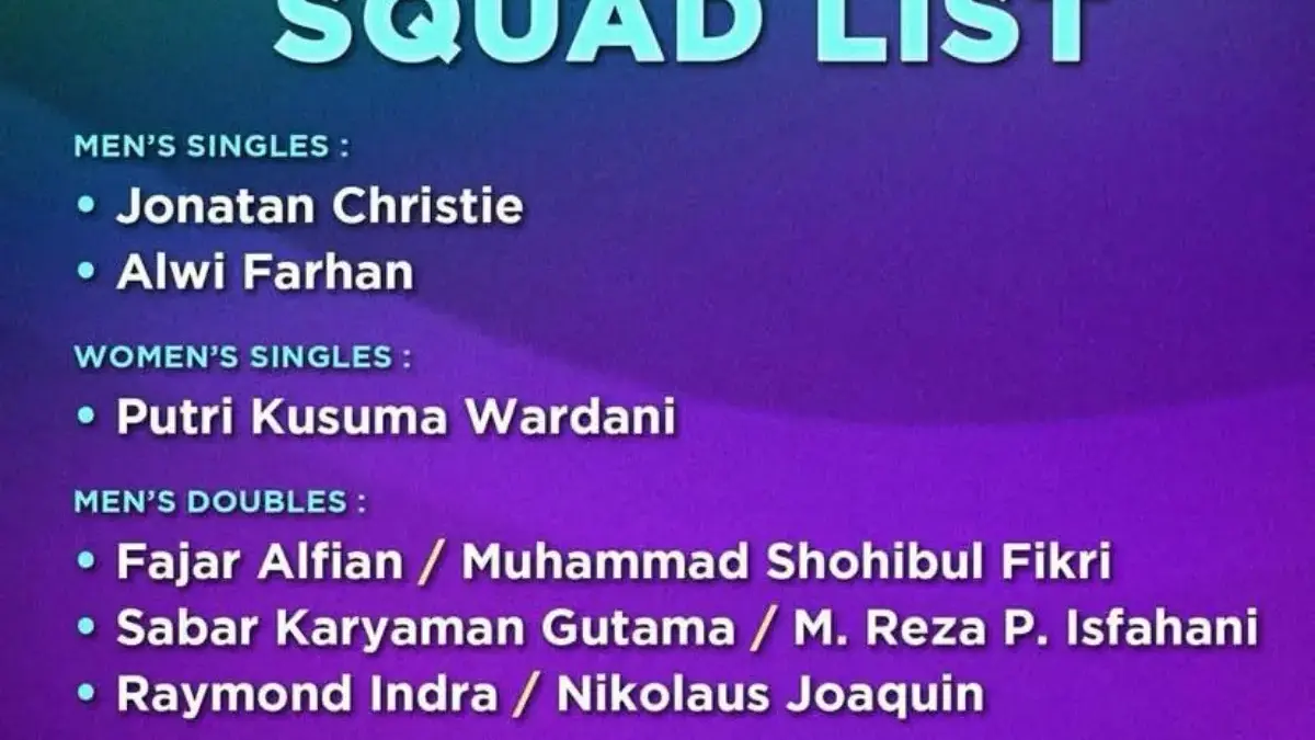 Target Juara! Jadwal Malaysia Open Sembilan Wakil Indonesia Siap Gebrak Musim 2026 Malaysia Open 2026