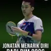 Jonatan christie mundur dari DIM 2026