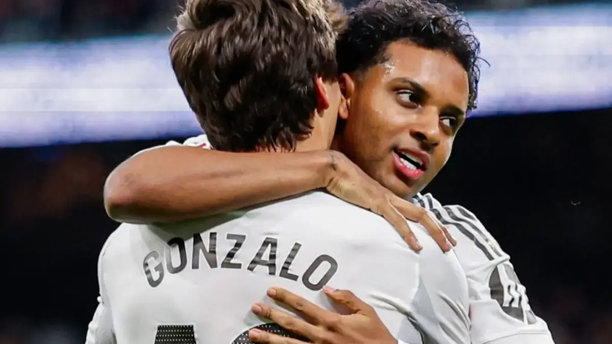 HT : Real Madrid Vs Real Betis 1-0, Mbappe Absen Cedera, Gonzalo Garcia dan Vinícius Jadi Tumpuan Madrid Real Madrid