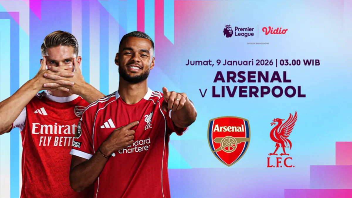jadwal pertandingan sengit arsenal vs liverpool.