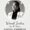 Ayah Gilang Dirga, Wendi Indra, meninggal dunia pada usia 63 tahun