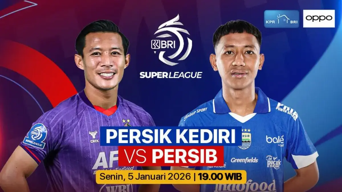 Prediksi Persik Kediri vs Persib Bandung 5 Januari 2026: Maung Bandung Siap Bobol Kandang Macan BRI Super League