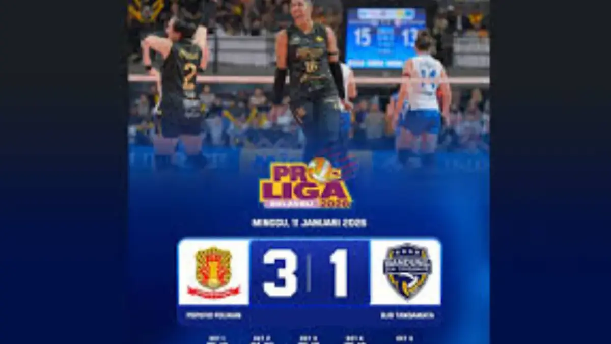 Hasil Proliga 2026 Putri: Nyaris Sempurna, Jakarta Popsivo Polwan Dramatis Kalahkan Bandung BJB Tandamata Art Hasil Proliga 2026