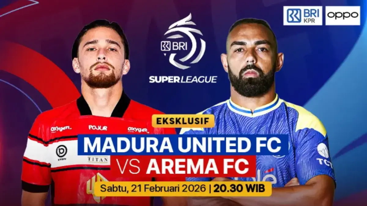 Siaran Langsung Pertandingan Madura United vs Arema FC Malam Super League 2026, Live di Mana? BRI Super League 2025/2026