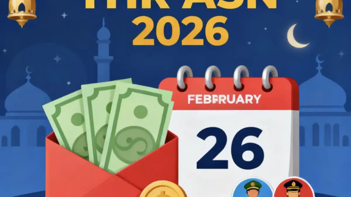 THR ASN 2026 Akan Cair pada 26 Februari 2026, Minggu Pertama Puasa THR ASN 2026