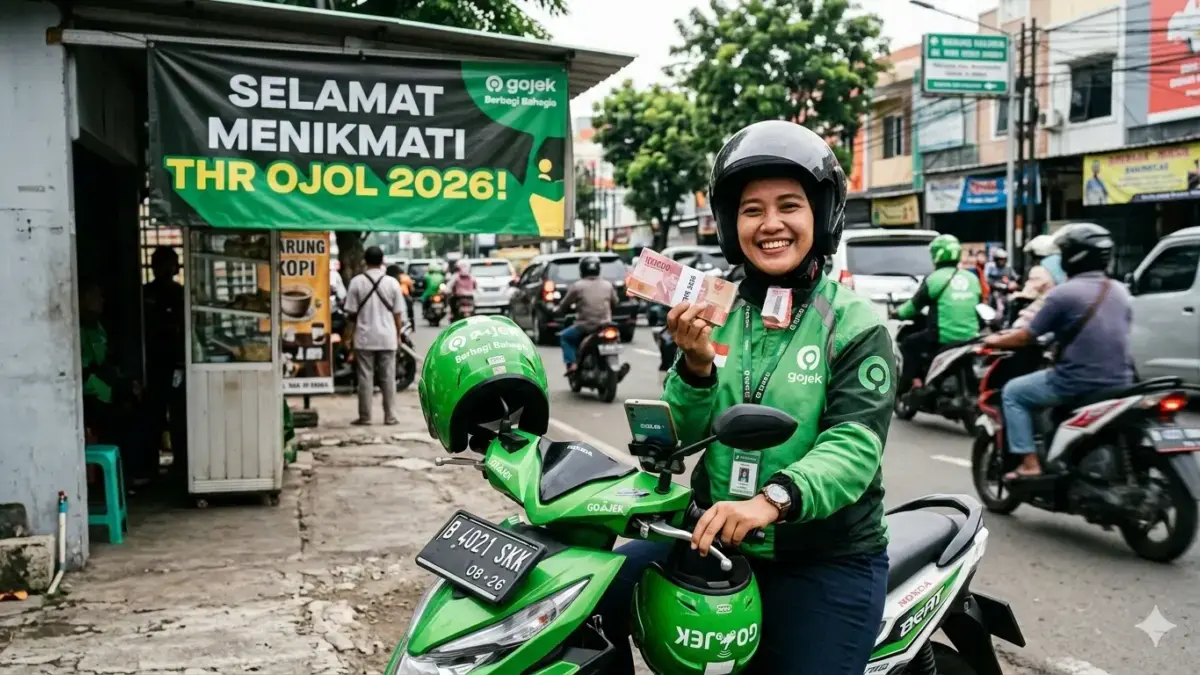 Ini Bocoran Skema THR Ojol 2026, Cair Sebelum Lebaran! foto