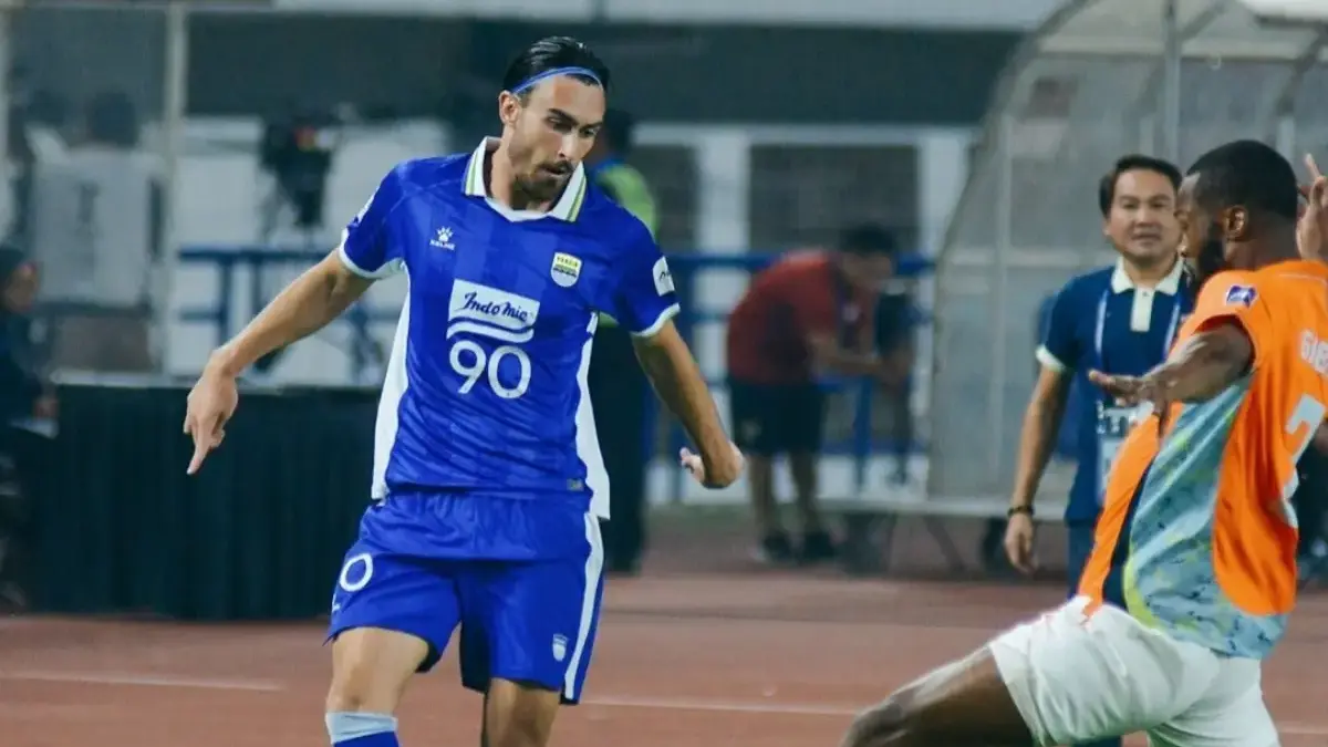 HT : Persib Bandung Vs Ratchaburi 1-0, Andrew Jung Cetak Gol, Uilliam Barros Kena Kartu Merah Andrew Jung