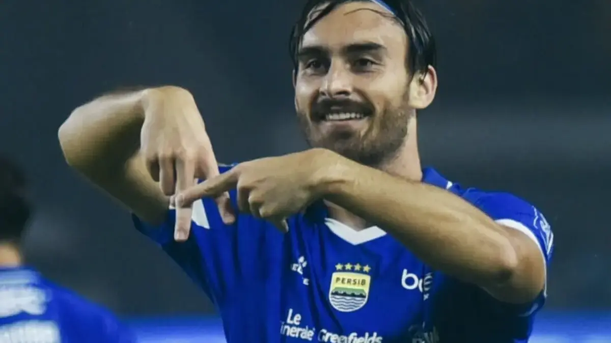 Persib vs Persita 1-0, Andrew Jung Jadi Pahlawan, Jarak Dengan Persija Makin Lebar Andrew Jung