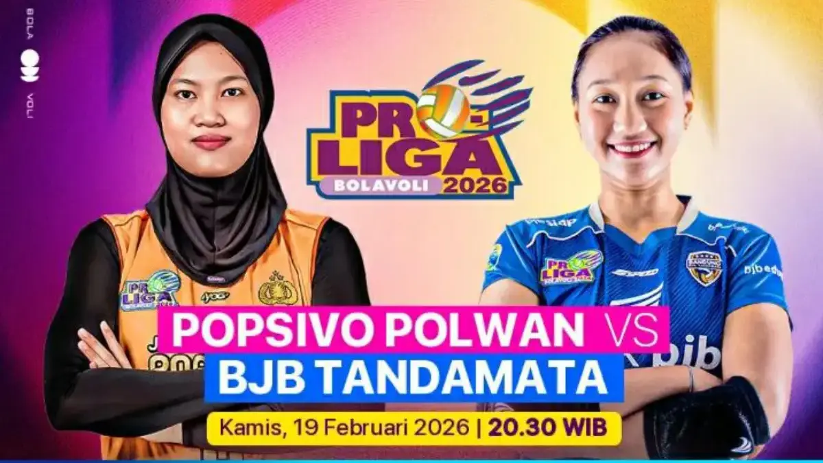 Jadwal Proliga 19 Februari 2026: Jakarta Popsivo Polwan vs Bandung BJB Tandamata, Duel Panas Penentu Klasemen Proliga 2026