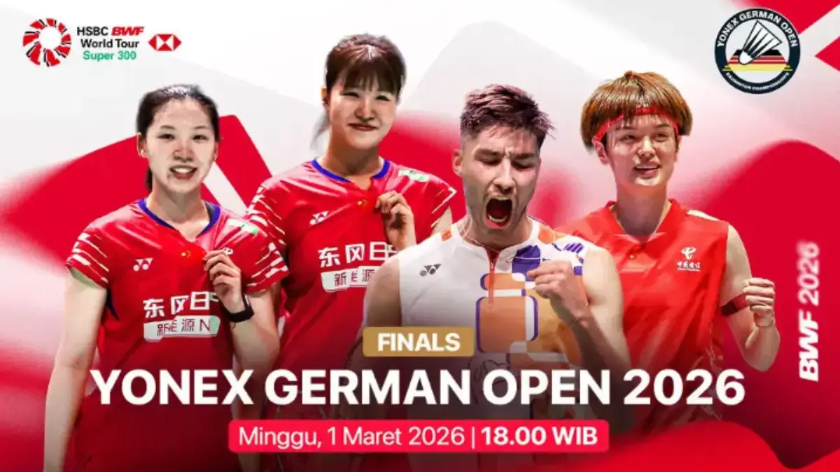 Jadwal Final Badminton BWF German Open 2026 Hari Ini 1 Maret, Siapa Juara? German Open 2026