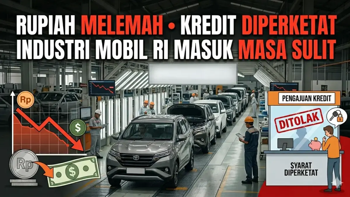 Rupiah Melemah & Kredit Diperketat, Industri Mobil RI Masuk Masa Sulit foto