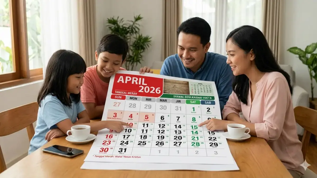 Catat! Daftar Tanggal Merah dan Hari Besar April 2026, Jangan Sampai Kelewat foto