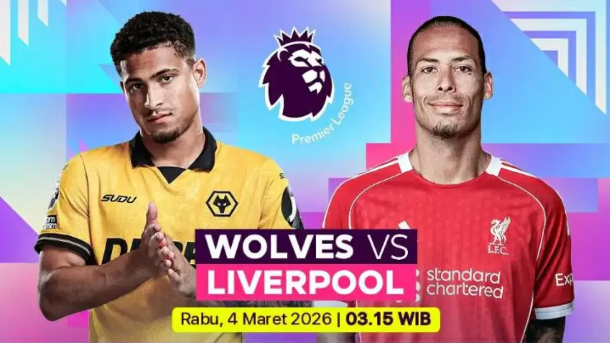 Jadwal dan Prediksi Wolves vs Liverpool: The Reds Difavoritkan Menang di Molineux Liga Inggris 2025/2026