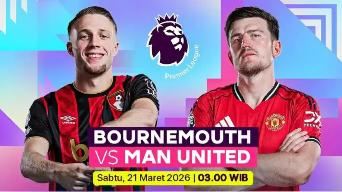 Prediksi Bournemouth vs Manchester United Pekan 31 Premier League 2025/2026: Duel Sengit Berpotensi Hujan Gol Liga Inggris 2025/2026