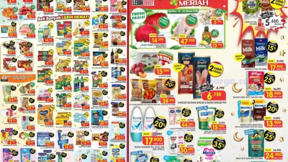 Promo Superindo Weekday 23-26 Maret 2026: Belanja Murah Mulai dari Daging hingga Susu Diskon sampai 50% Promo Superindo Weekday 23-26 Maret 2026