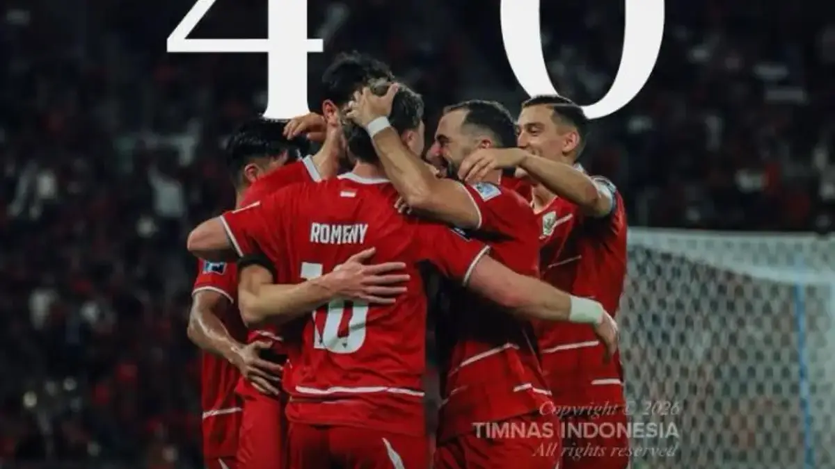 Ranking FIFA Timnas Indonesia Usai Hajar Saint Kitts and Nevis 4-0