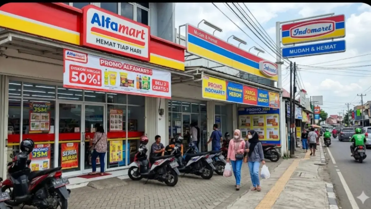 Diskon Gila-Gilaan Awal Bulan! Promo Alfamart & Indomaret Hari Ini Bikin Belanja Hemat Makin Mudah Promo Alfamart Indomaret