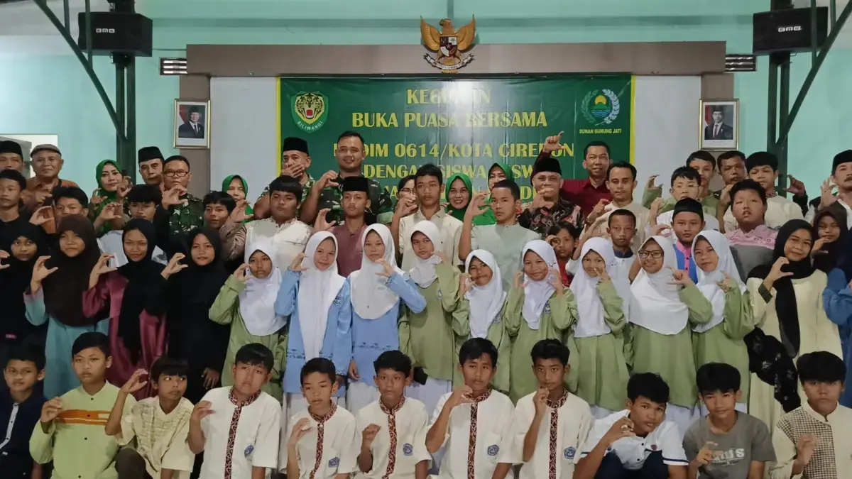 kodim 0614 beri bantuan pendidikan