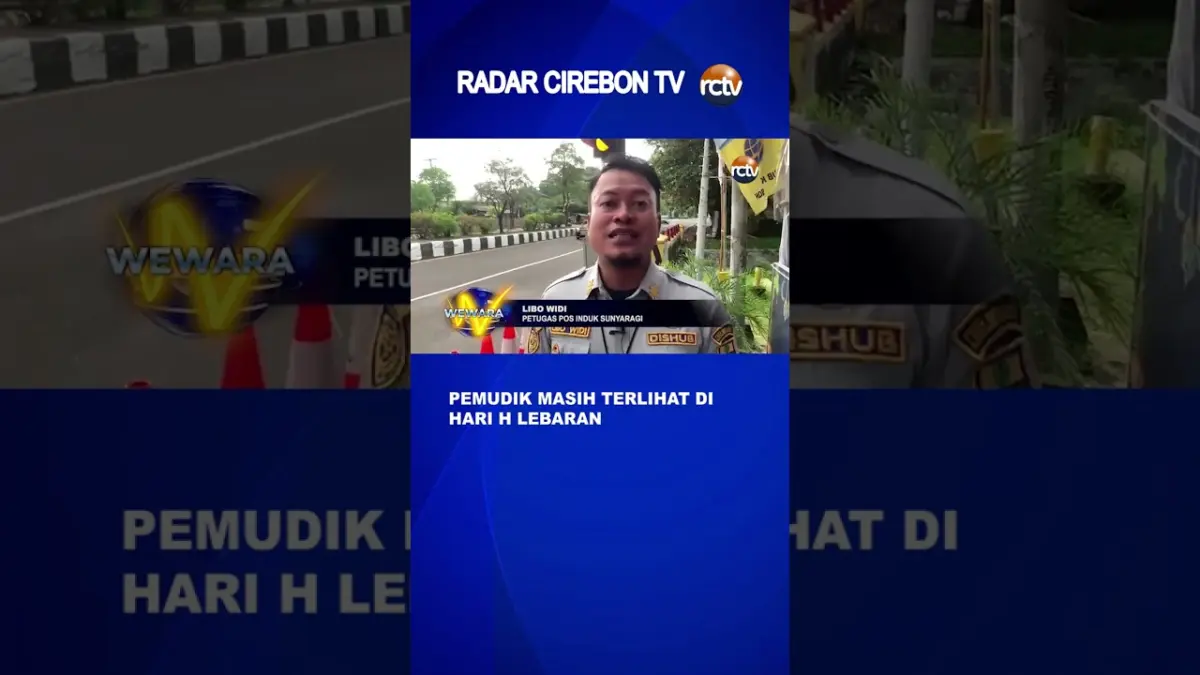 Pemudik Masih Terlihat di Hari H Lebaran