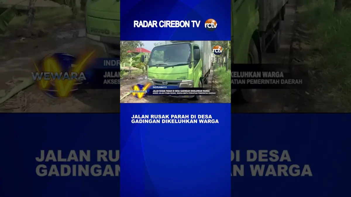 Jalan Rusak Parah Di Desa Gadingan Dikeluhkan Warga