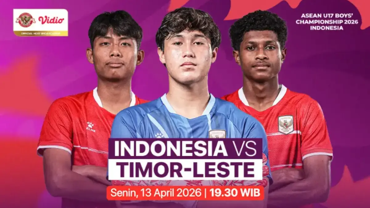 Live Malam Ini di Indosiar! Siaran Langsung Pertandingan Timnas Indonesia vs Timor Leste di Piala AFF U17 2026 Piala AFF U17 2026