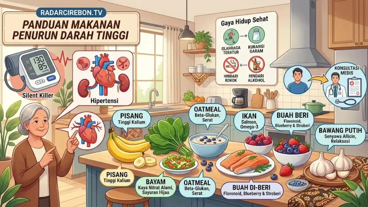Rahasia Tekanan Darah Stabil: Konsumsi 7 Makanan Penurun Hipertensi Ini Setiap Hari