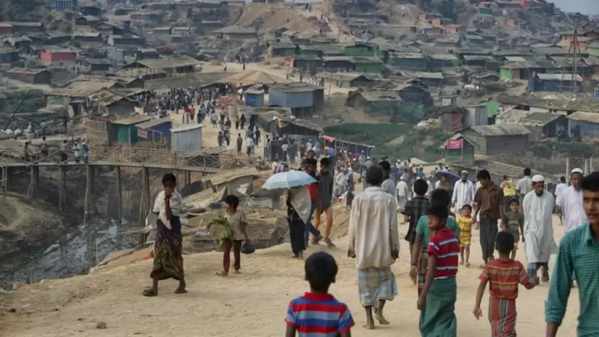 Ilustrasi warga rohingya