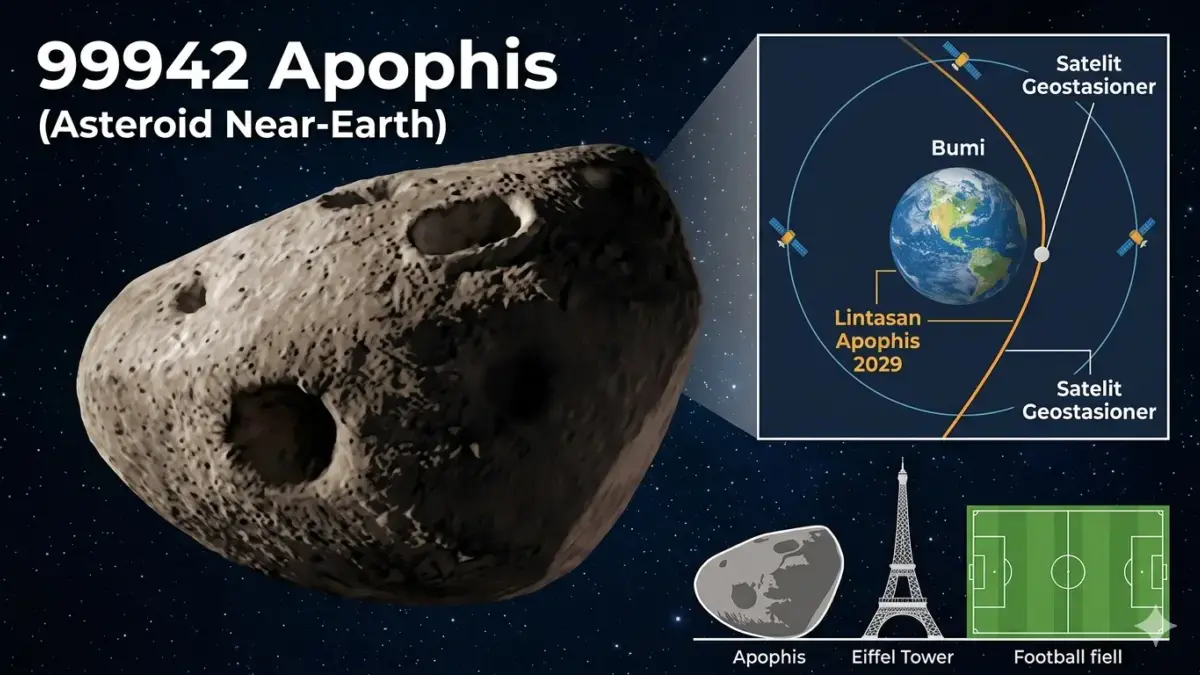 Asteroid yang dijuluki “God of Chaos” ini akan melintas ke bumi