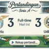 Duel yang berlangsung penuh tensi ini menghadirkan enam gol dan aksi saling balas sepanjang pertandingan.
