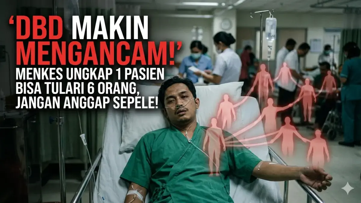 DBD Makin Mengancam! Menkes Ungkap 1 Pasien Bisa Tulari 6 Orang, Jangan Anggap Sepele! Foto