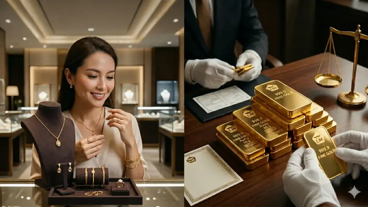 Emas Perhiasan vs Emas Batangan, Mana Lebih Untung? Ini Penjelasannya foto