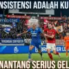 Perjalanan Persib Bandung di musim kompetisi BRI Super League 2025/2026 menunjukkan performa yang cukup konsis