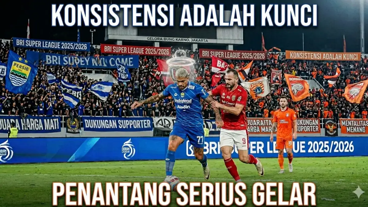 Perjalanan Persib Bandung di musim kompetisi BRI Super League 2025/2026 menunjukkan performa yang cukup konsis