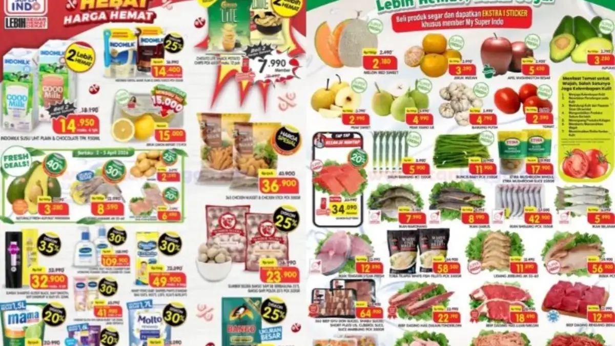 Katalog Promo Superindo 2–8 April 2026 Hadir dengan Diskon Besar